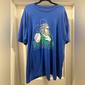 Junk Food Clothing Disney Blue Tee XXL